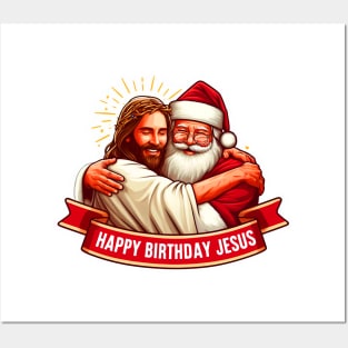 Happy Birthday Jesus Posters and Art